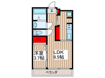 間取図 コンフォート千間台