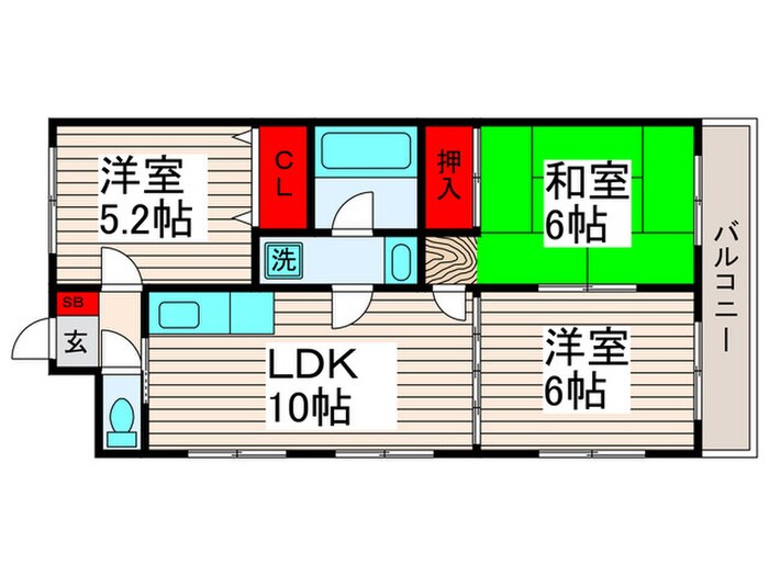 間取り図 Ｊ・Ｓ、ＴＥＲＲＡＣＥ