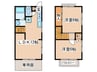 ガ－デンタウン桜ヶ丘 2LDKの間取り