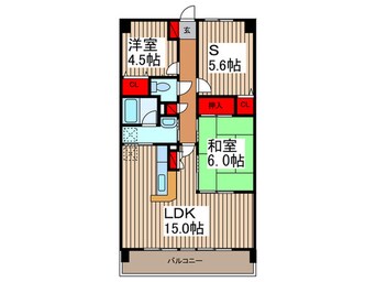 間取図 エテルノ豊春