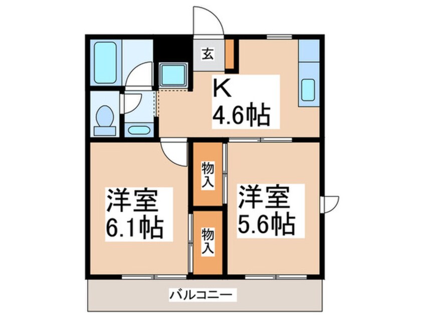 間取図 ガ－デンハイツたまプラ－ザ