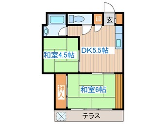 間取図 サン・シモヤマ