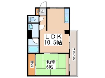 間取図 サン・シモヤマ