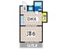 アイフルサザンコート 1DKの間取り