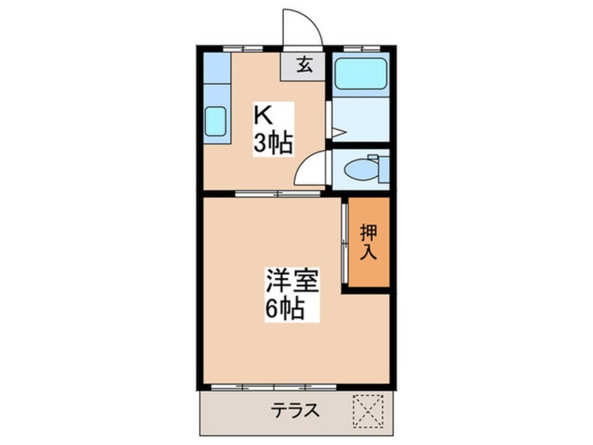 間取図 ハイツカナン