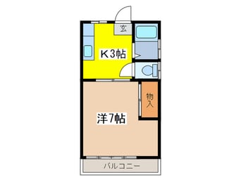 間取図 ハイツカナン