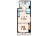 ソラシエスタ 1LDKの間取り