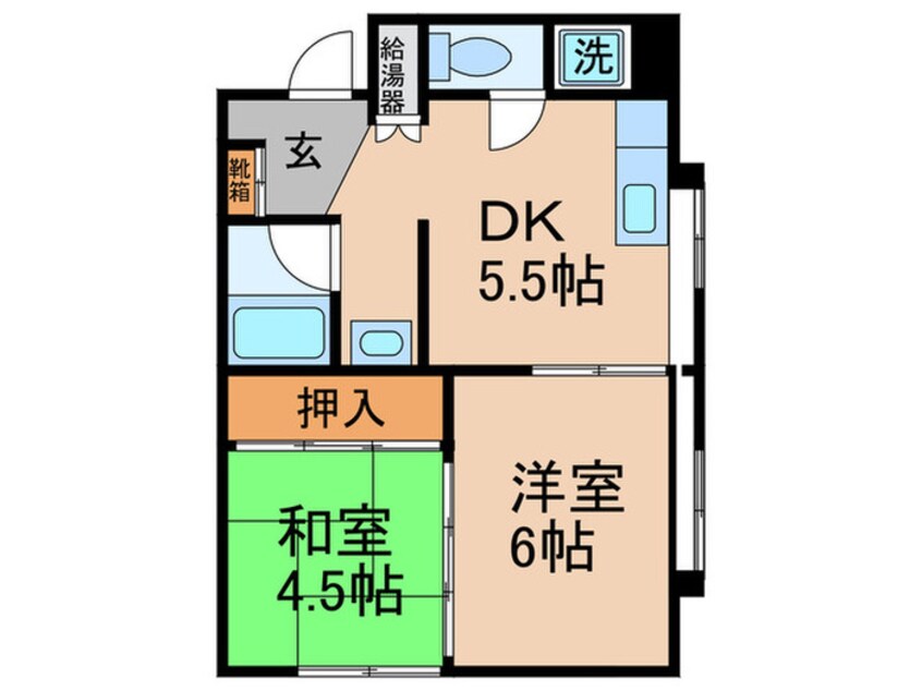 間取図 ペルル南砂