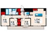 ｸﾗｯｼｨﾊｳｽ谷中道灌山（512） 3LDKの間取り