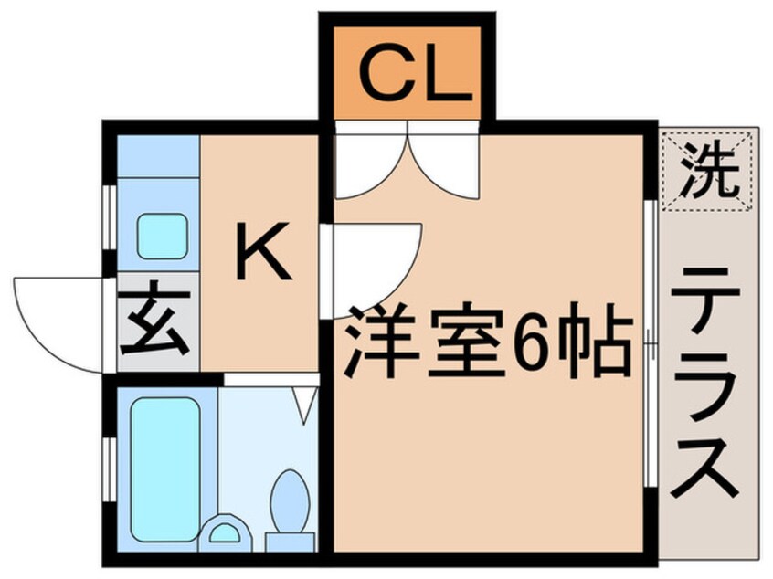 間取図 ハイツ水元