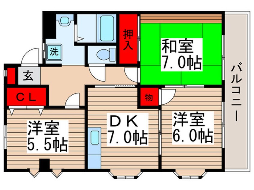 間取図 センチュリ－・ハイツ