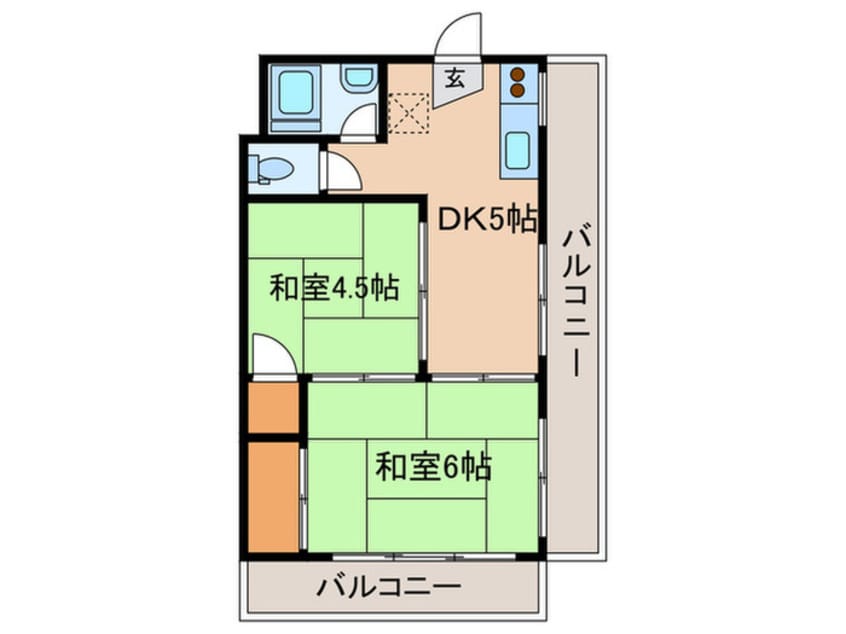 間取図 美津穂マンション
