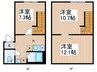 フェリチタ横川 3Kの間取り