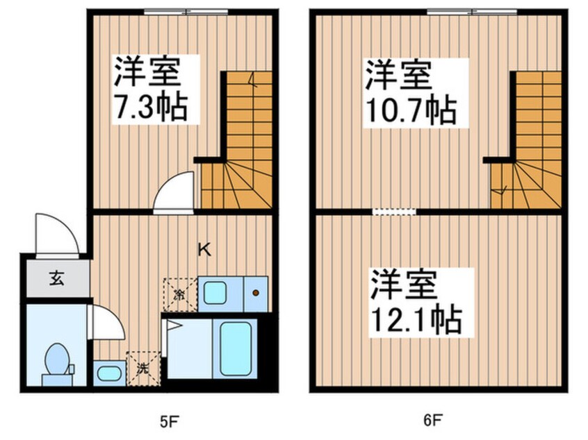 間取図 フェリチタ横川