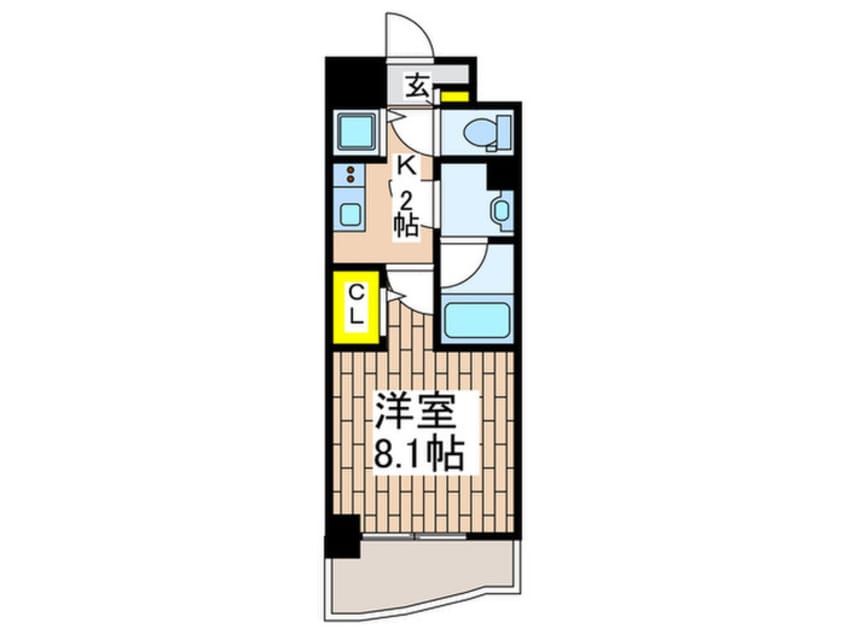 間取図 プランドール藤沢