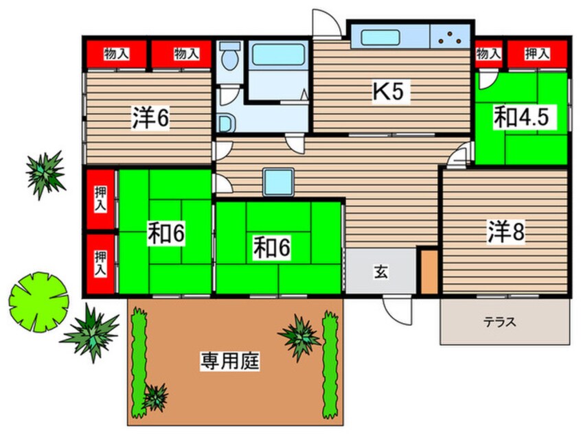 間取図 園生町戸建