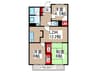 リュミエ新所沢Ⅰ 3LDKの間取り