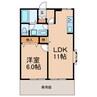 サンモール・Ｓ 1LDKの間取り