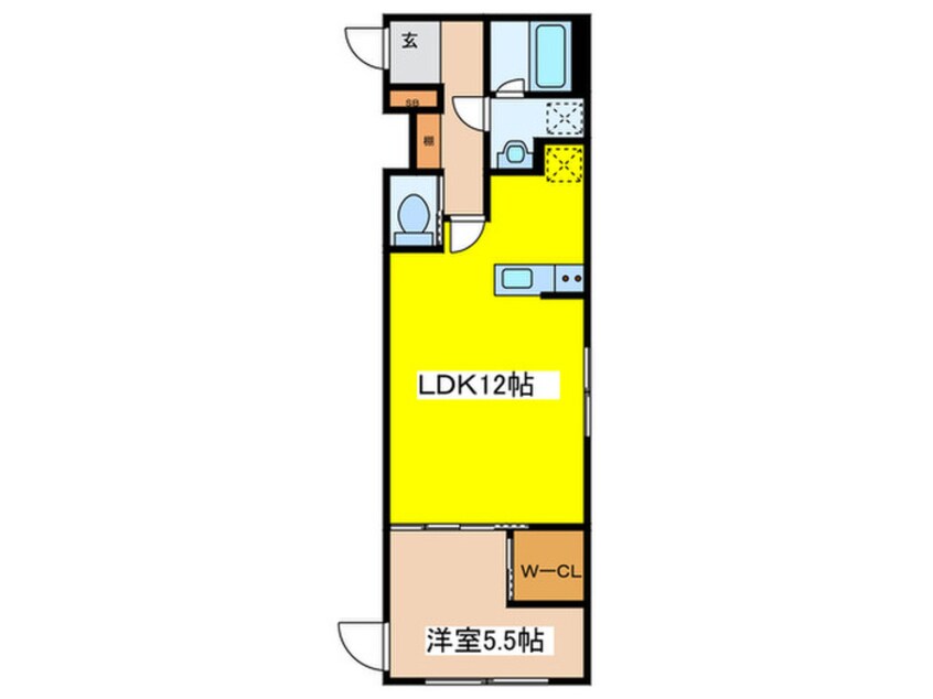 間取図 ウェルスクエアイズム桜上水