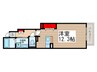 エリンコ－ト矢切 1Rの間取り
