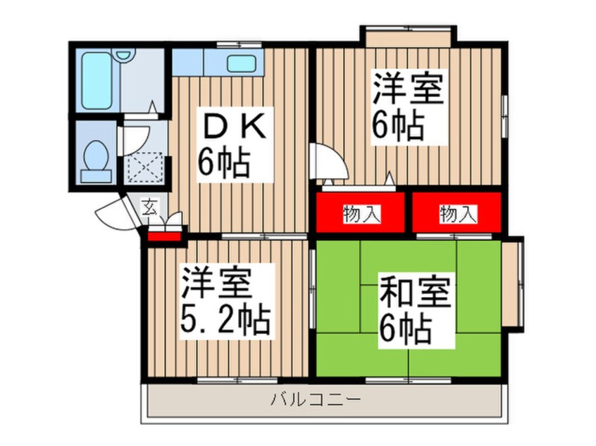 間取図 洋和ハイツ