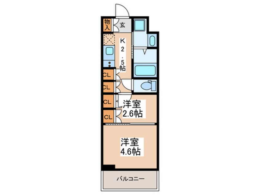 間取図 セジョリ高井戸