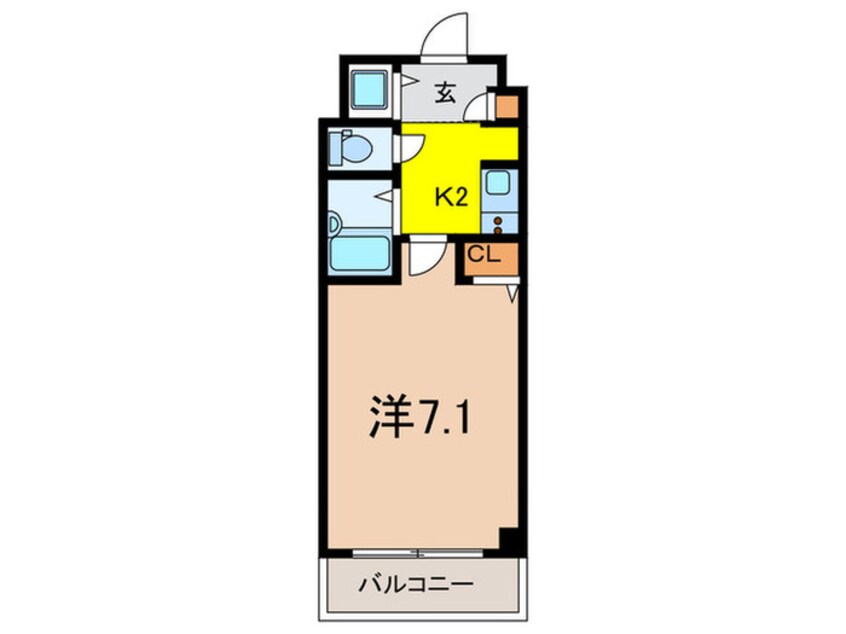 間取図 リヴシティ平和島（105）