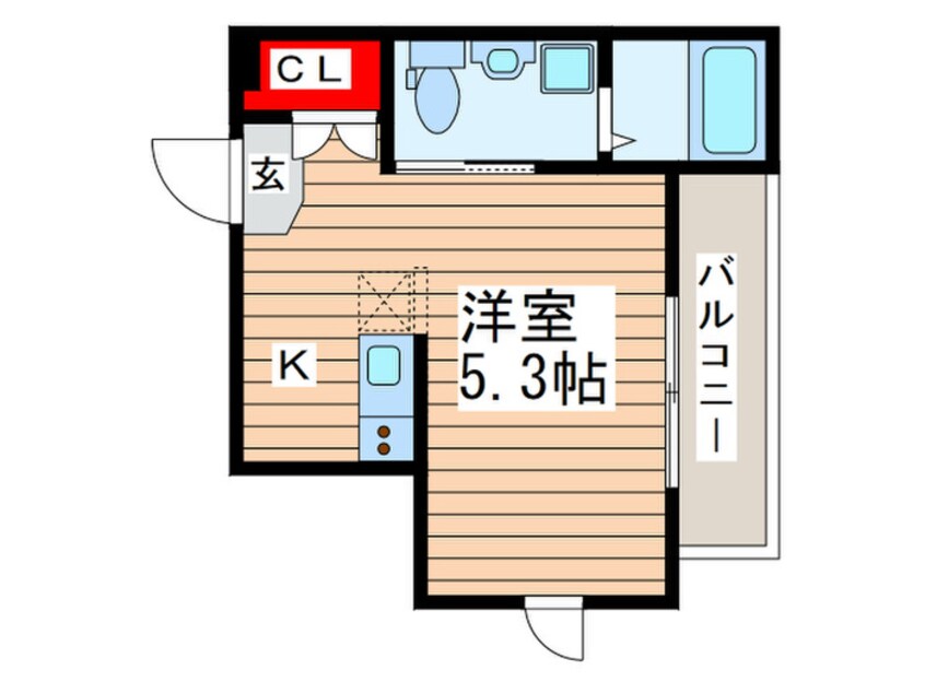 間取図 Ｎクレール