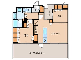 間取図 イニシアイオ武蔵小山(505)