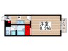 アムール　ｅｓｔ　ｖｅｒｔ 1Kの間取り