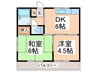 ファーストハイツ小園 2DKの間取り