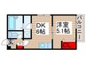 スタジオ北柏1号棟.2号棟.3号棟 1DKの間取り