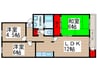 サポ－レ取手 3LDKの間取り