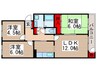 サポ－レ取手 3LDKの間取り