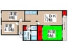 サポ－レ取手 3LDKの間取り