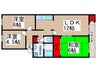 サポ－レ取手 3LDKの間取り