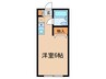 調布ヶ丘ヴィレッジ 1Rの間取り