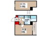 B・FLATS 1Kの間取り