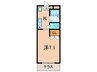 ガ－デンコ－ト仲宿Ⅱ 1Kの間取り