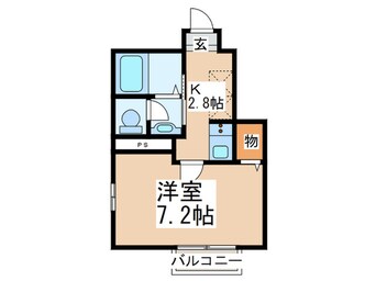 間取図 メリーヒルズ