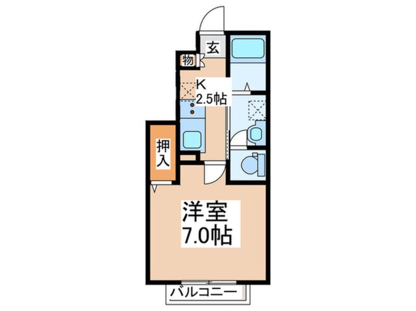 間取図 メリーヒルズ