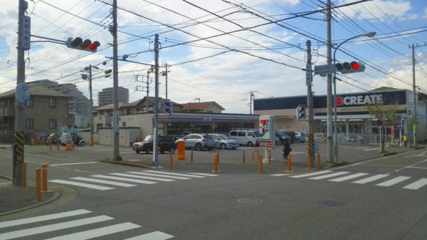 セブンイレブン横浜森の台店(コンビニ)まで416m メリーヒルズ