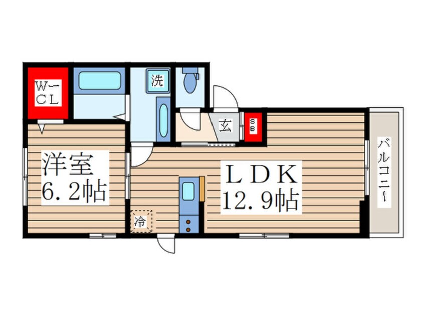 間取図 第3サニ－ハイツ