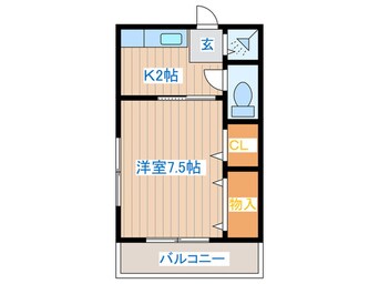 間取図 第一緑ヶ丘荘