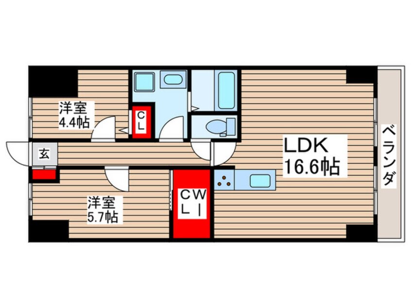 間取図 ファミ－ル西葛西