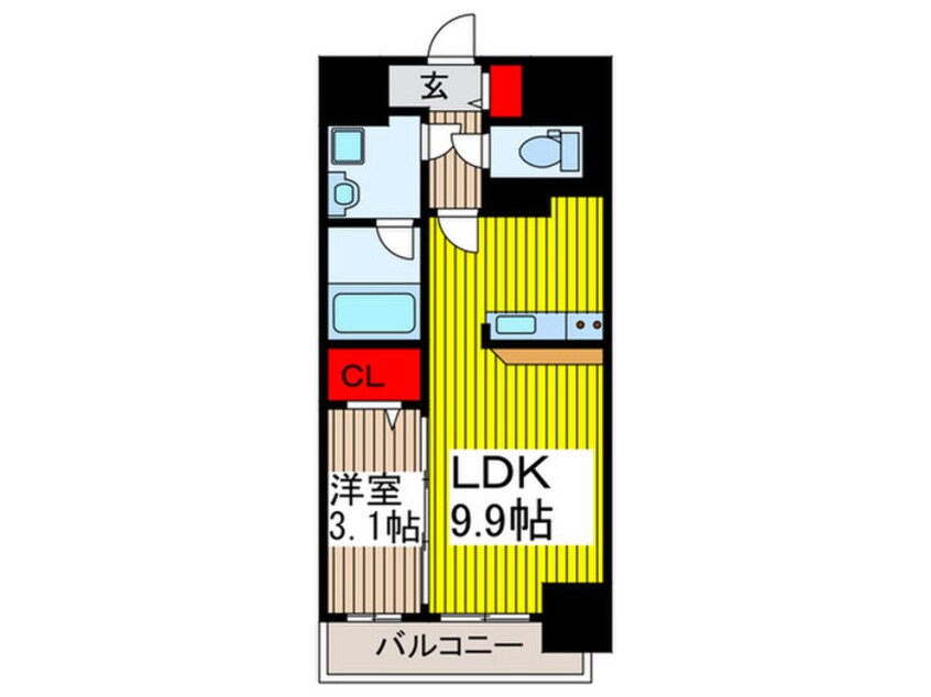 間取図 アン・ボルヌ