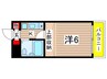 アムス小岩ＷＥＳＴ 1Kの間取り
