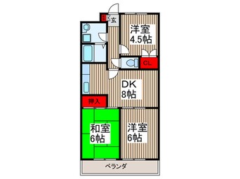 間取図 ウイン・ドミ－ル