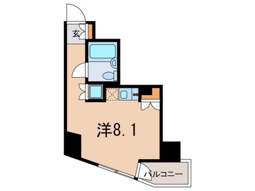 間取図 ﾊﾟ-ｸｱｸｼｽ新板橋ｳｴｽﾄ(885-42-2)