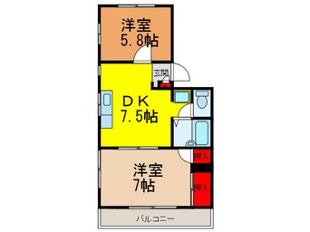 間取図 メゾンヌフ